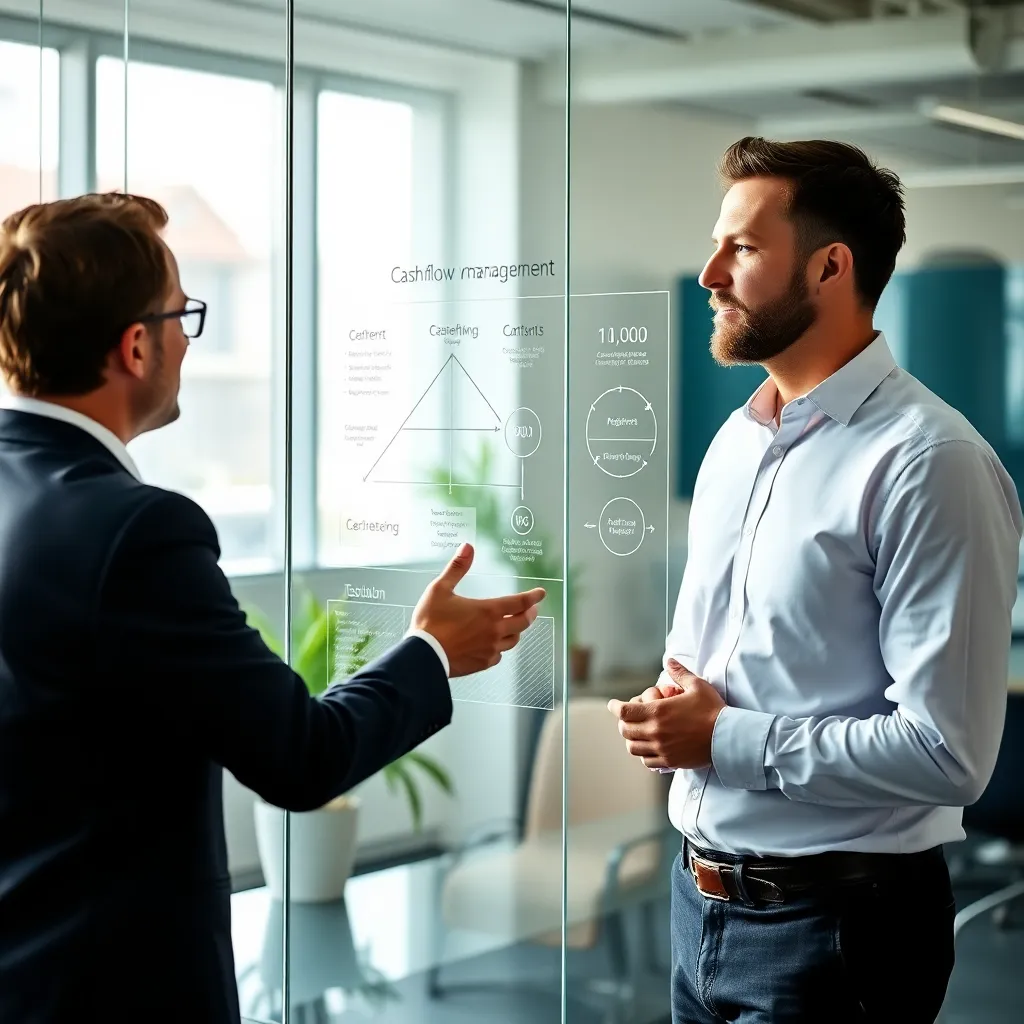 Nederlandse strandpaviljoen eigenaar die financiële planning doet